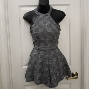 UK2LA Plaid Romper